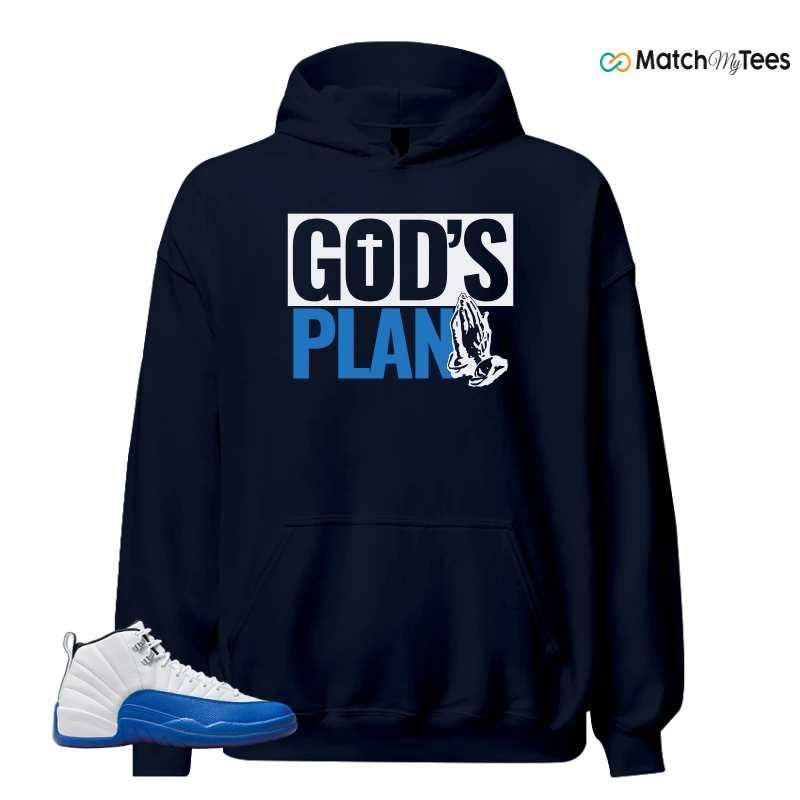 NIKE AIR JORDAN 12 BLUEBERRY SNEAKER Matching Tees hoodie