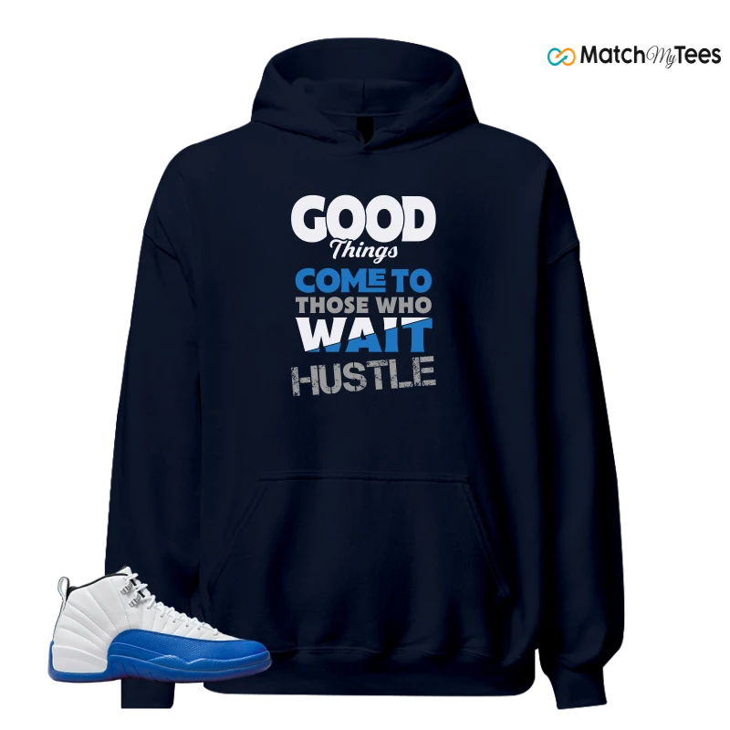 NIKE AIR JORDAN 12 BLUEBERRY SNEAKER Matching Tees hoodie