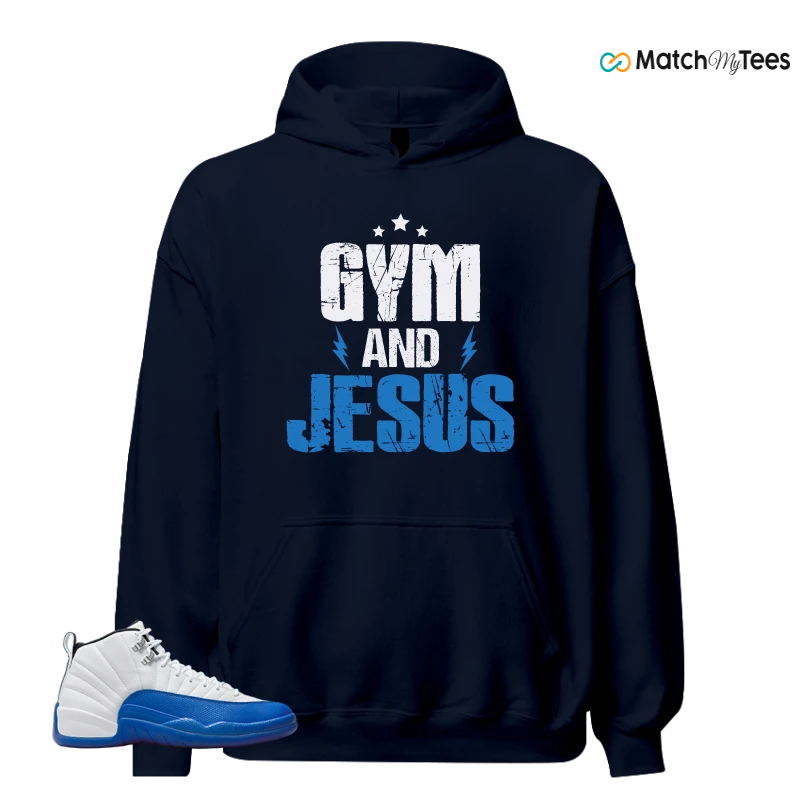 NIKE AIR JORDAN 12 BLUEBERRY SNEAKER Matching Tees hoodie