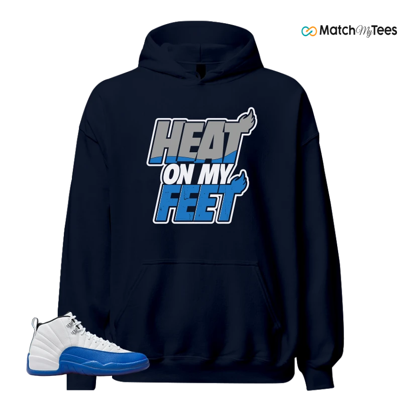 NIKE AIR JORDAN 12 BLUEBERRY SNEAKER Matching Tees hoodie
