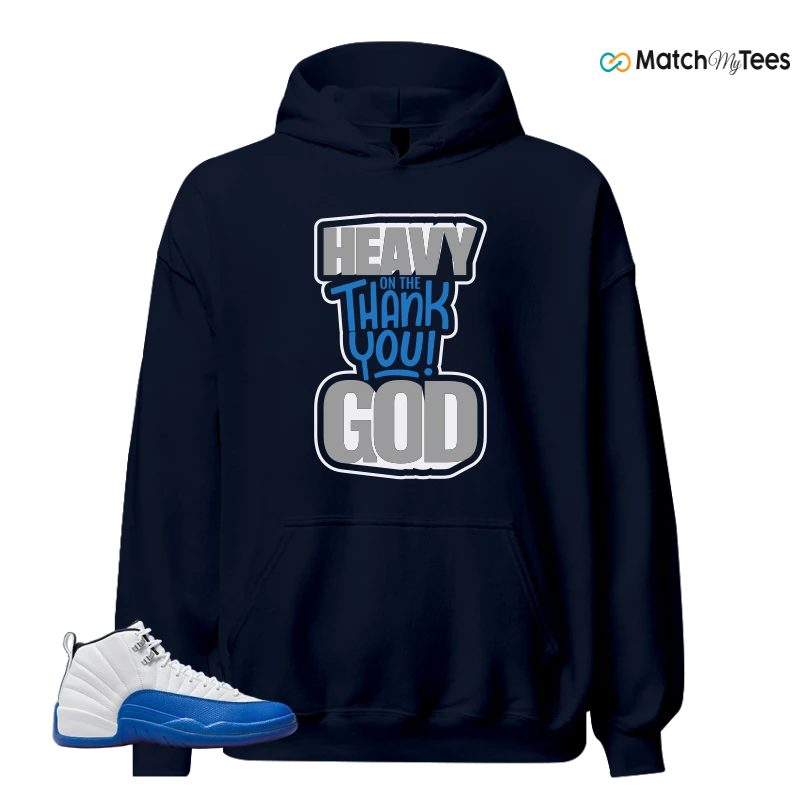 NIKE AIR JORDAN 12 BLUEBERRY SNEAKER Matching Tees hoodie