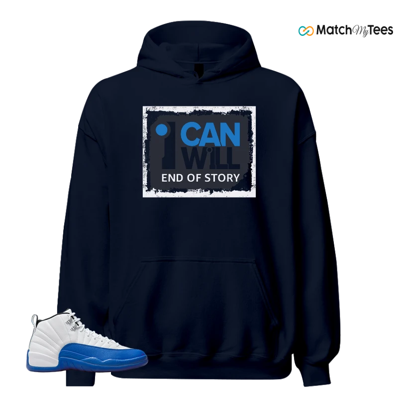 NIKE AIR JORDAN 12 BLUEBERRY SNEAKER Matching Tees hoodie