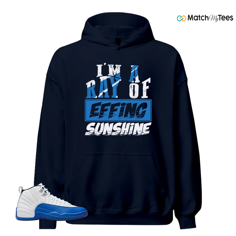 NIKE AIR JORDAN 12 BLUEBERRY SNEAKER Matching Tees hoodie