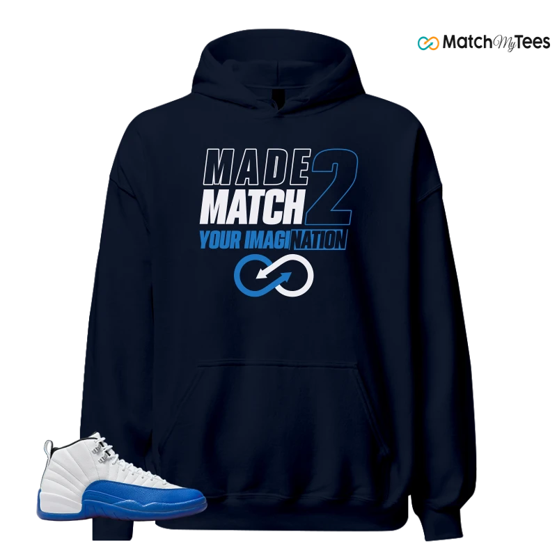 NIKE AIR JORDAN 12 BLUEBERRY SNEAKER Matching Tees hoodie