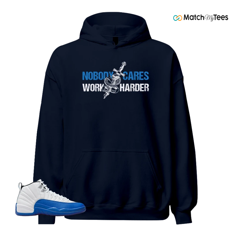 NIKE AIR JORDAN 12 BLUEBERRY SNEAKER Matching Tees hoodie