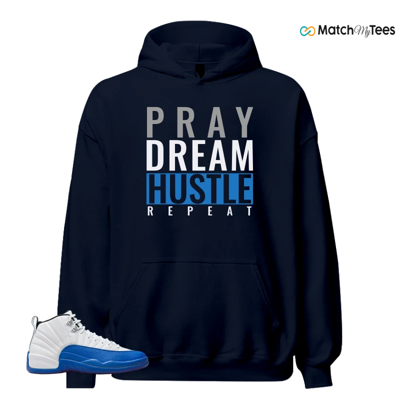 NIKE AIR JORDAN 12 BLUEBERRY SNEAKER Matching Tees hoodie