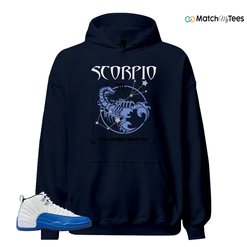 NIKE AIR JORDAN 12 BLUEBERRY SNEAKER Matching Tees Hoodie for Men