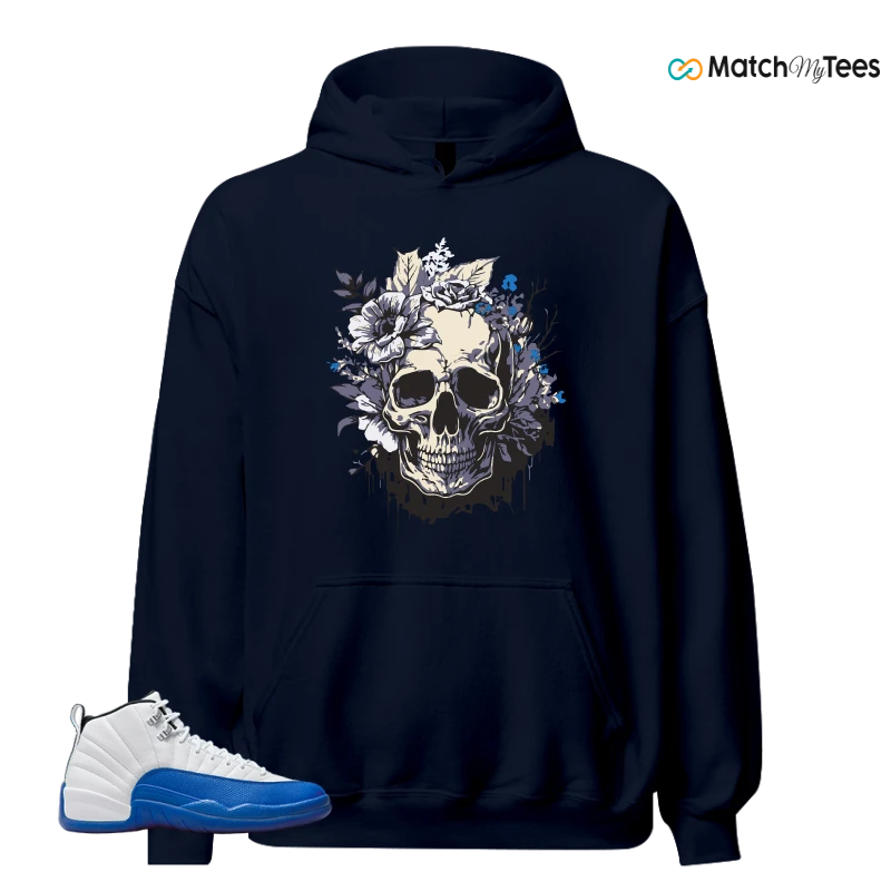 NIKE AIR JORDAN 12 BLUEBERRY SNEAKER Matching Tees hoodie
