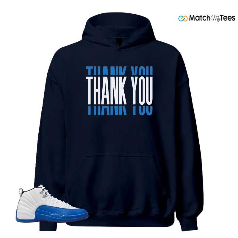 NIKE AIR JORDAN 12 BLUEBERRY SNEAKER Matching Tees hoodie