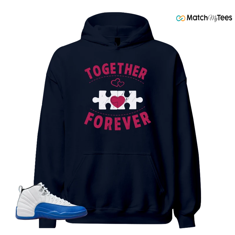 NIKE AIR JORDAN 12 BLUEBERRY SNEAKER Matching Tees hoodie