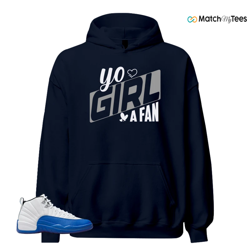 NIKE AIR JORDAN 12 BLUEBERRY SNEAKER Matching Tees hoodie