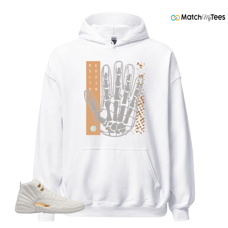 NIKE AIR JORDAN 12 PHANTOM WMNS SNEAKER Matching Tees Hoodie for Men