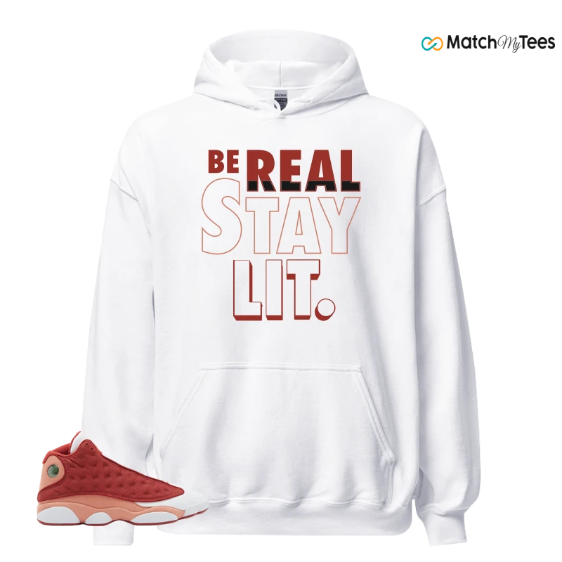 NIKE AIR JORDAN 13 DUNE RED SNEAKER Matching Tees hoodie