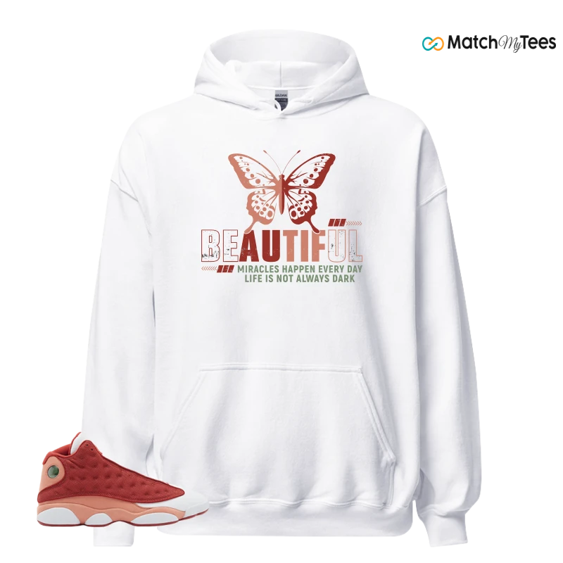 NIKE AIR JORDAN 13 DUNE RED SNEAKER Matching Tees hoodie