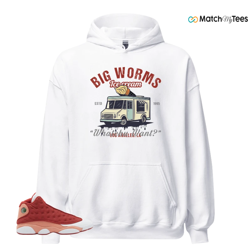 NIKE AIR JORDAN 13 DUNE RED SNEAKER Matching Tees Hoodie for Men