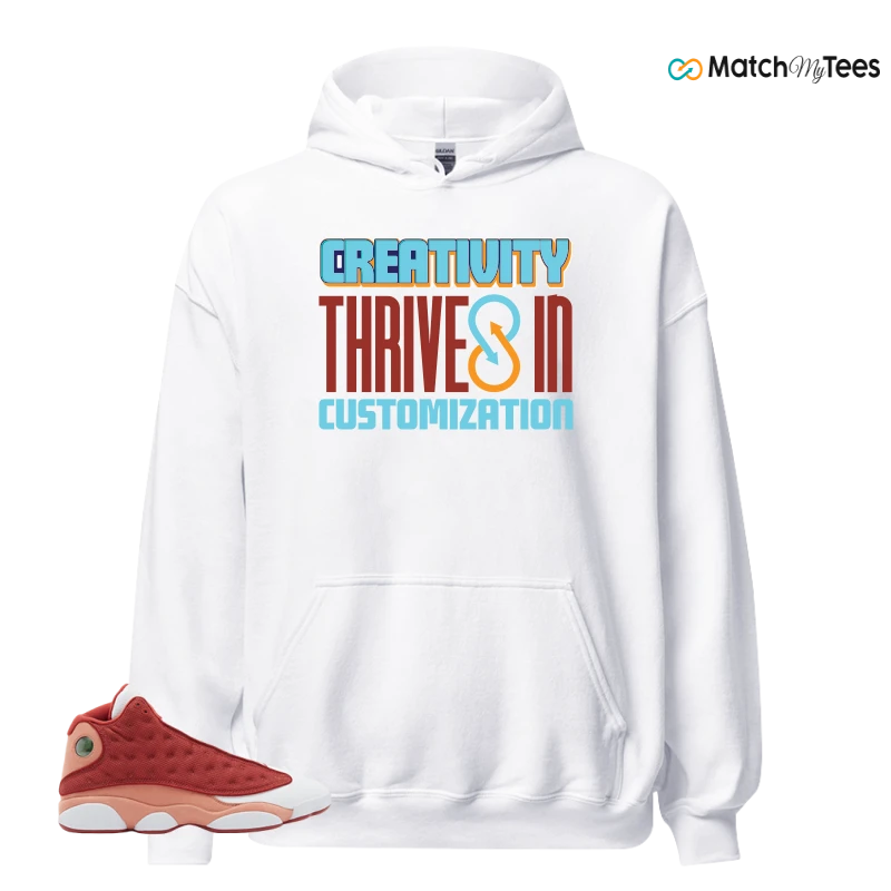 NIKE AIR JORDAN 13 DUNE RED SNEAKER Matching Tees hoodie