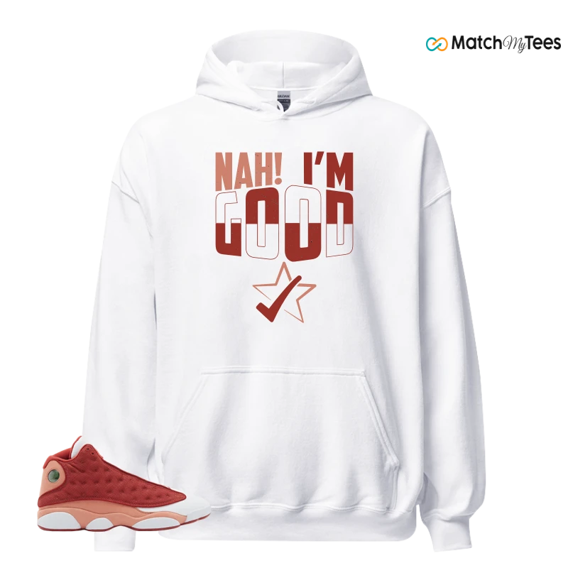 NIKE AIR JORDAN 13 DUNE RED SNEAKER Matching Tees hoodie