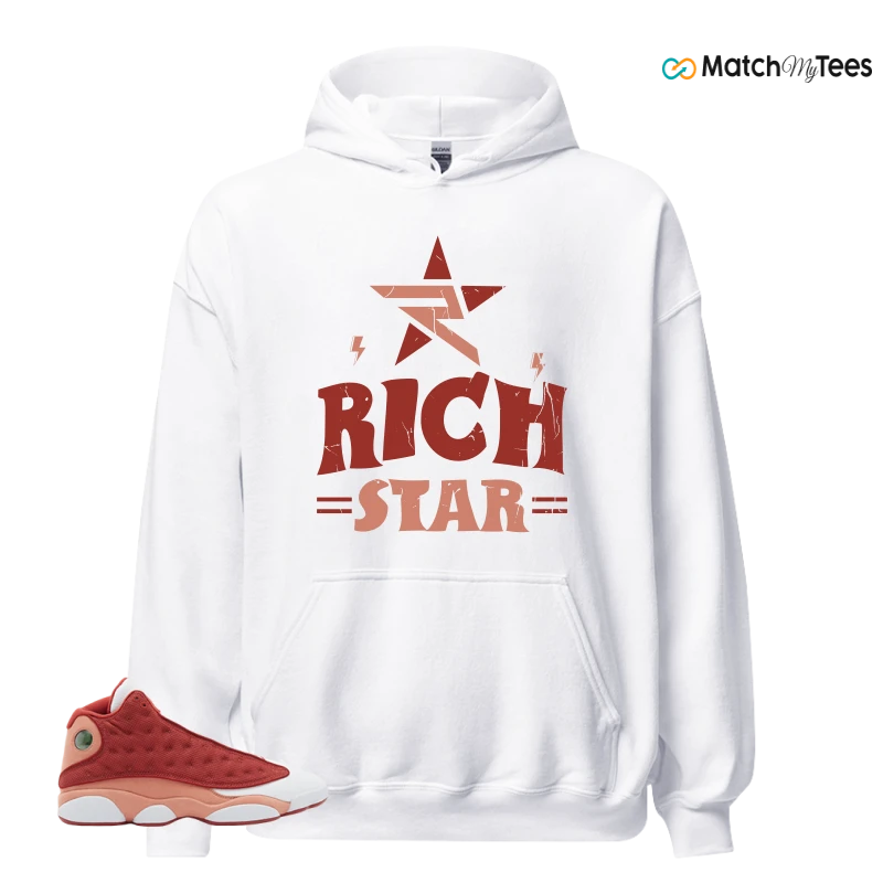 NIKE AIR JORDAN 13 DUNE RED SNEAKER Matching Tees hoodie