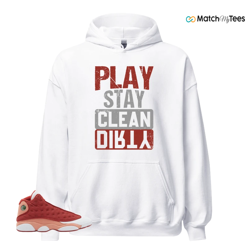 NIKE AIR JORDAN 13 DUNE RED SNEAKER Matching Tees hoodie