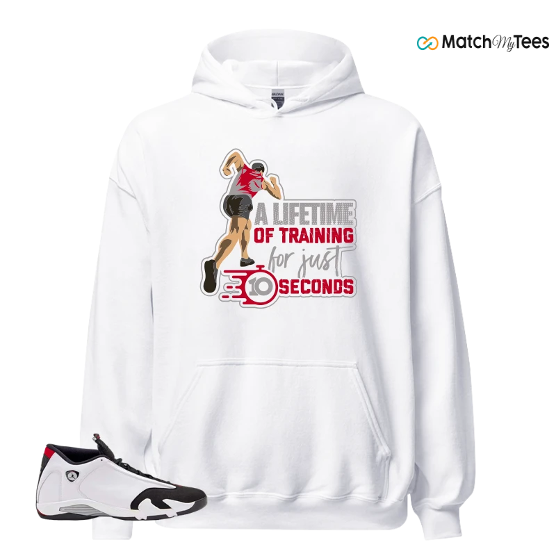 NIKE AIR JORDAN 14 BLACK TOE 2024 SNEAKER Matching Tees hoodie