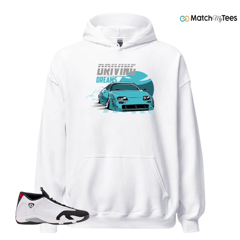 NIKE AIR JORDAN 14 BLACK TOE 2024 SNEAKER Matching Tees hoodie