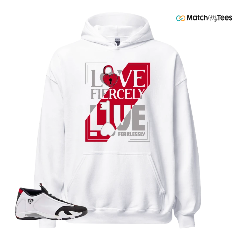 NIKE AIR JORDAN 14 BLACK TOE 2024 SNEAKER Matching Tees hoodie