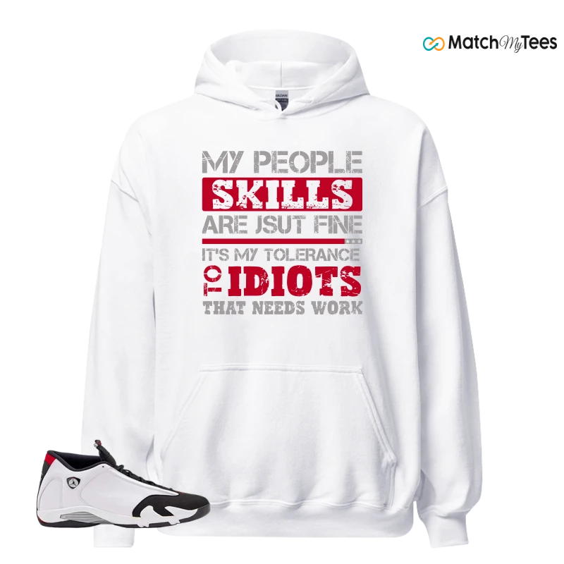 NIKE AIR JORDAN 14 BLACK TOE 2024 SNEAKER Matching Tees hoodie