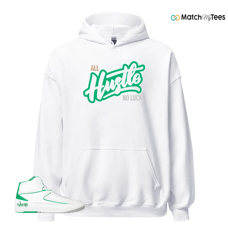 NIKE AIR JORDAN 2 RETRO LUCKY GREEN SNEAKER Matching Tees hoodie