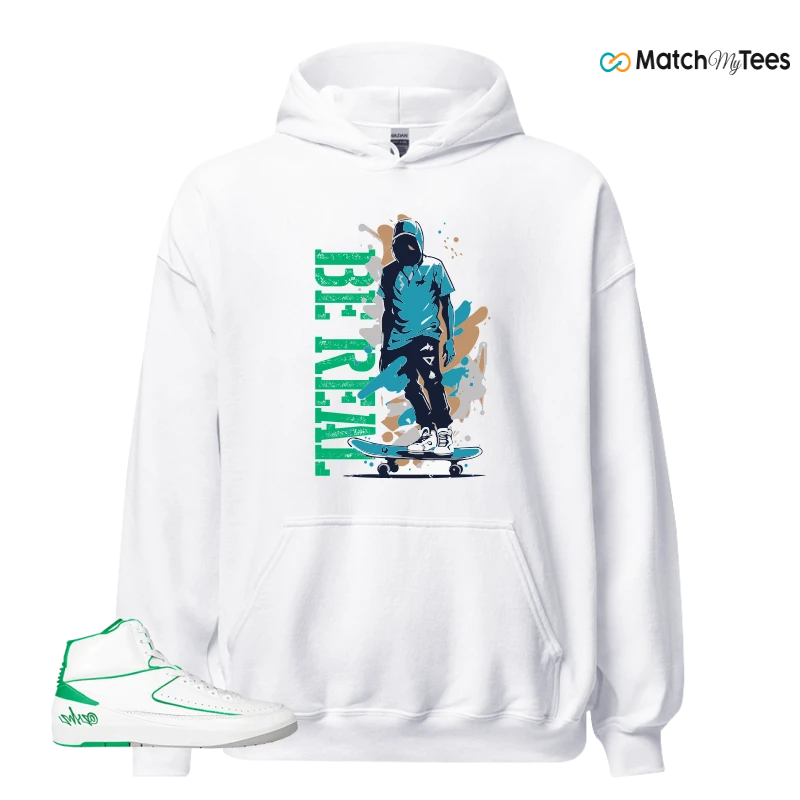 NIKE AIR JORDAN 2 RETRO LUCKY GREEN SNEAKER Matching Tees hoodie