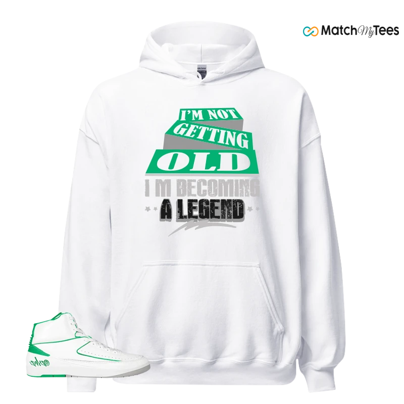 NIKE AIR JORDAN 2 RETRO LUCKY GREEN SNEAKER Matching Tees hoodie
