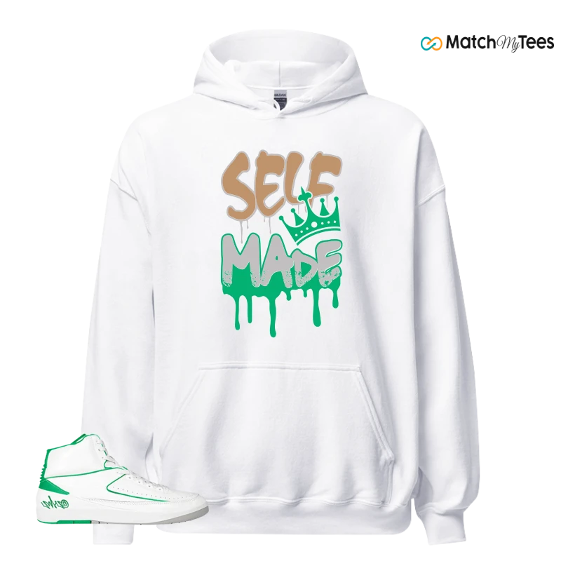 NIKE AIR JORDAN 2 RETRO LUCKY GREEN SNEAKER Matching Tees hoodie
