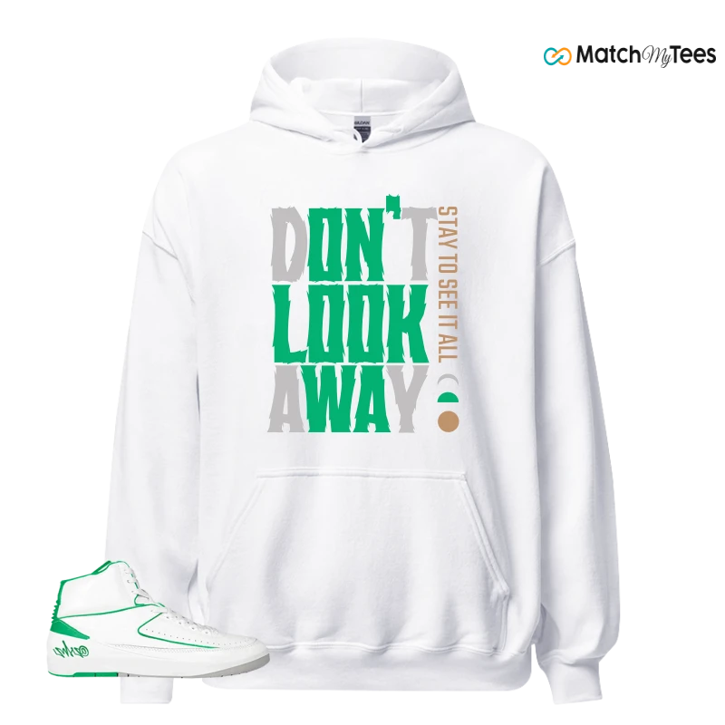 NIKE AIR JORDAN 2 RETRO LUCKY GREEN SNEAKER Matching Tees hoodie