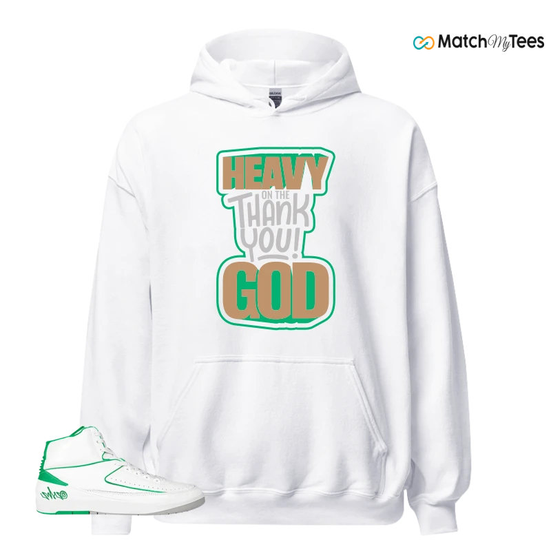 NIKE AIR JORDAN 2 RETRO LUCKY GREEN SNEAKER Matching Tees hoodie