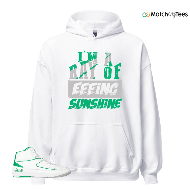 NIKE AIR JORDAN 2 RETRO LUCKY GREEN SNEAKER Matching Tees hoodie