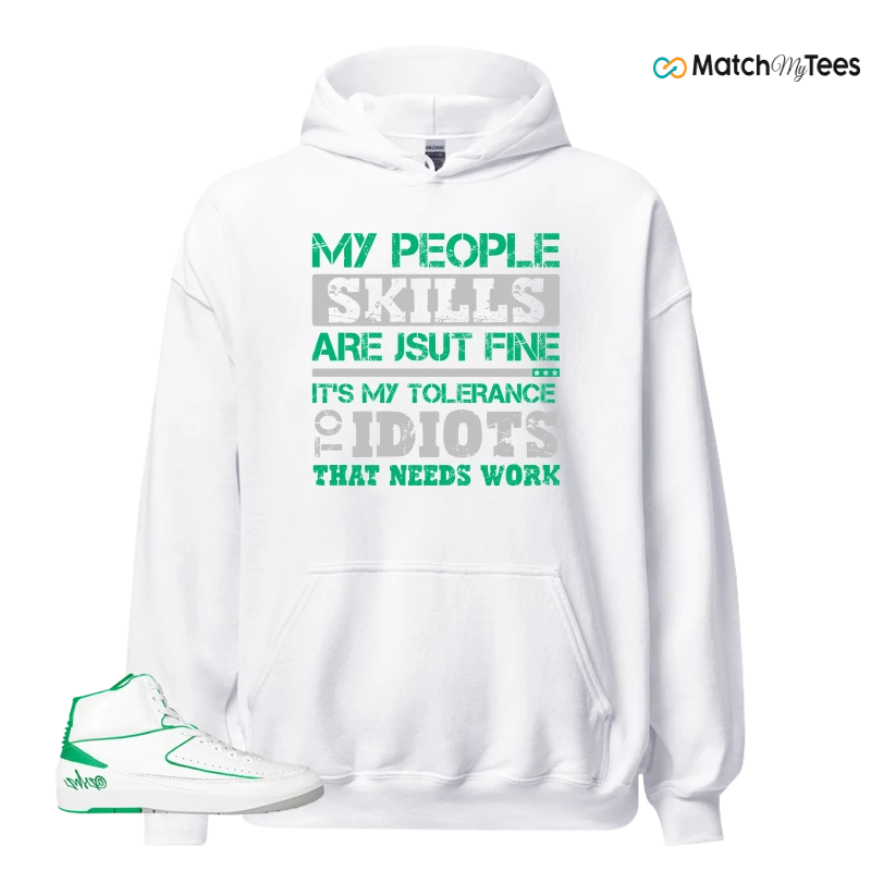 NIKE AIR JORDAN 2 RETRO LUCKY GREEN SNEAKER Matching Tees hoodie