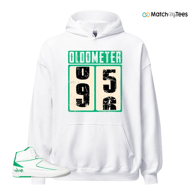 NIKE AIR JORDAN 2 RETRO LUCKY GREEN SNEAKER Matching Tees hoodie