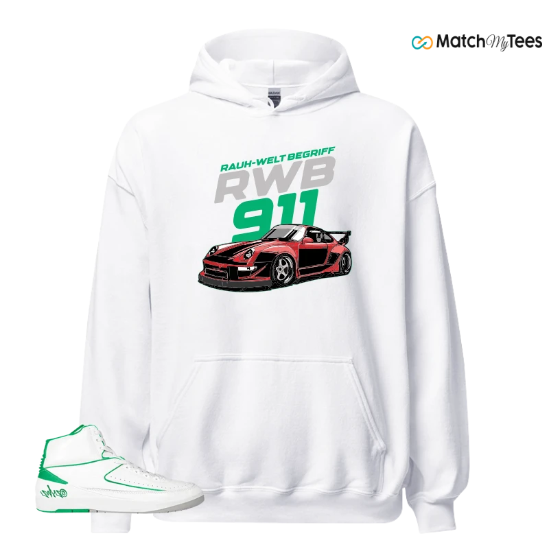 NIKE AIR JORDAN 2 RETRO LUCKY GREEN SNEAKER Matching Tees hoodie