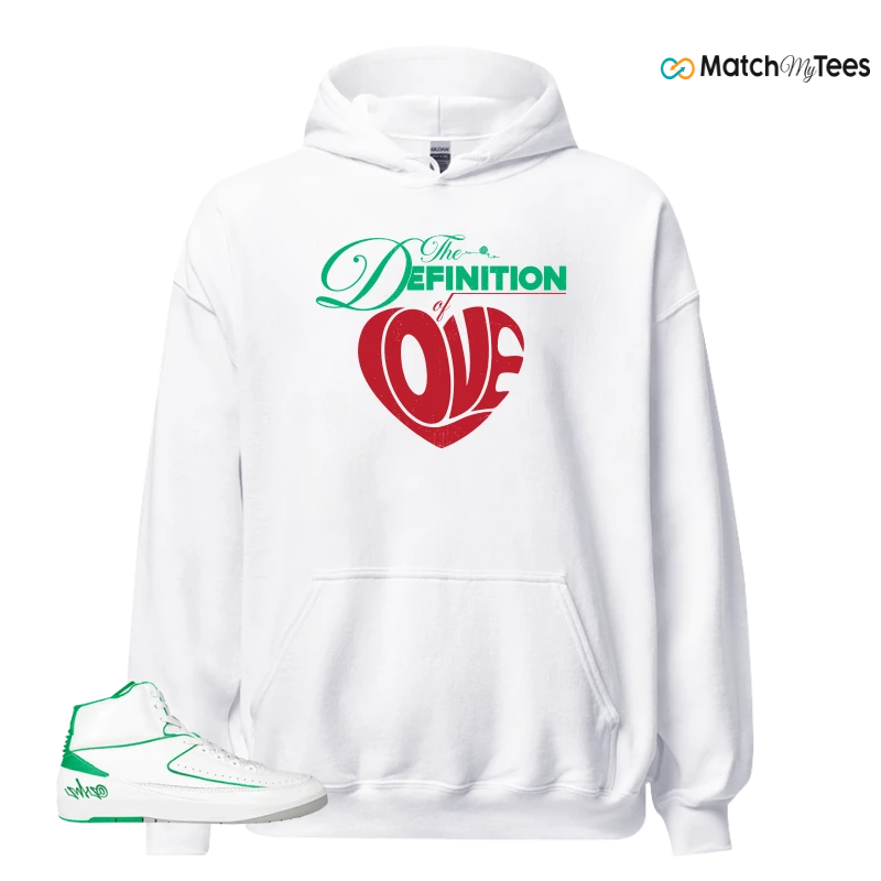 NIKE AIR JORDAN 2 RETRO LUCKY GREEN SNEAKER Matching Tees hoodie