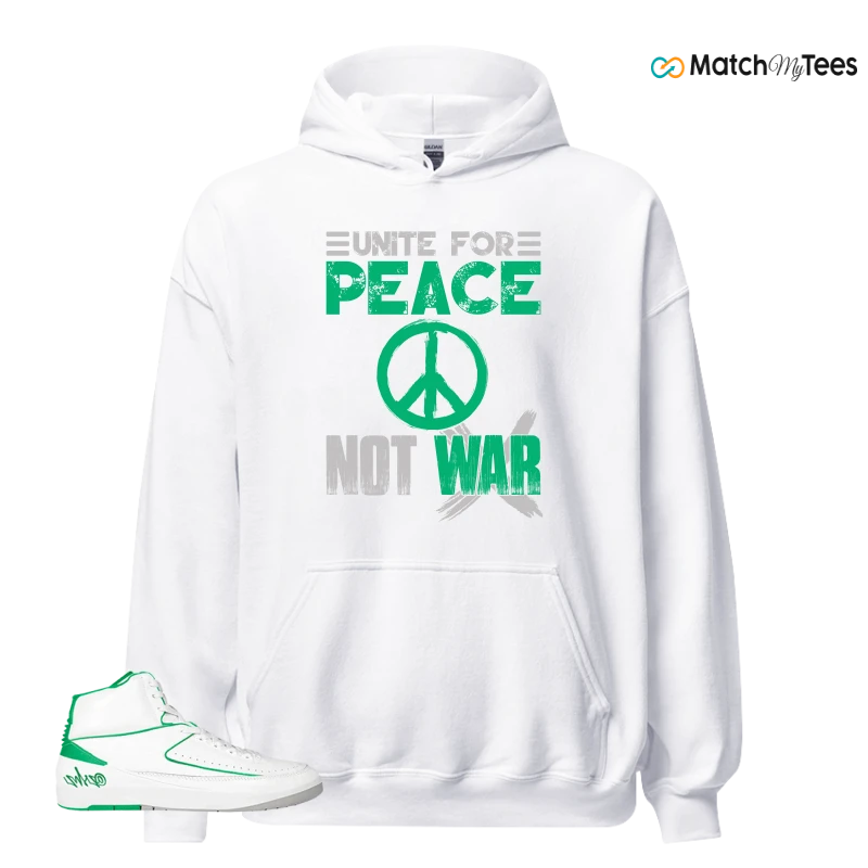NIKE AIR JORDAN 2 RETRO LUCKY GREEN SNEAKER Matching Tees hoodie