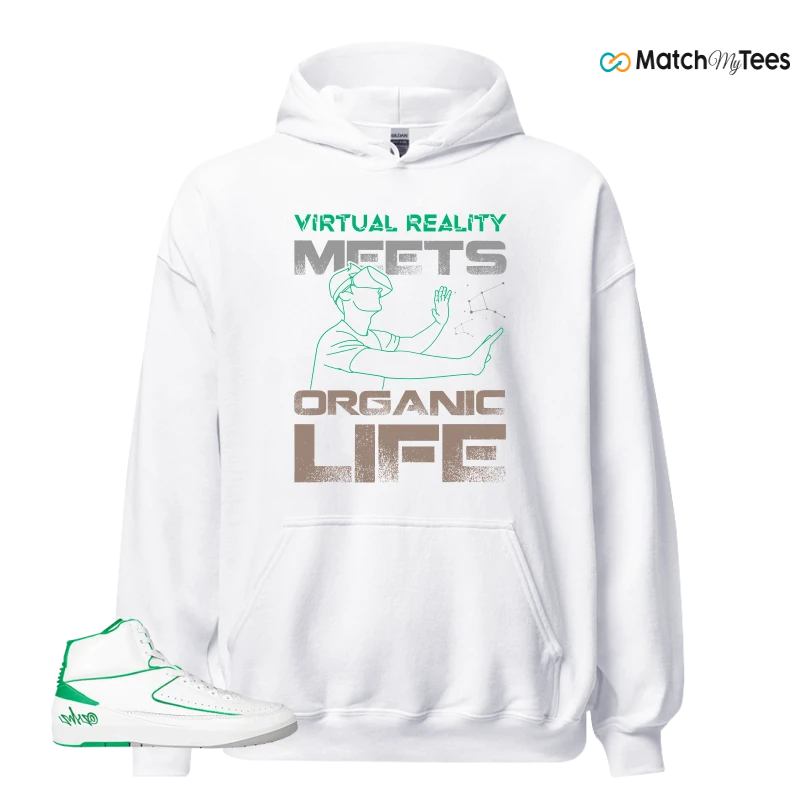 NIKE AIR JORDAN 2 RETRO LUCKY GREEN SNEAKER Matching Tees hoodie