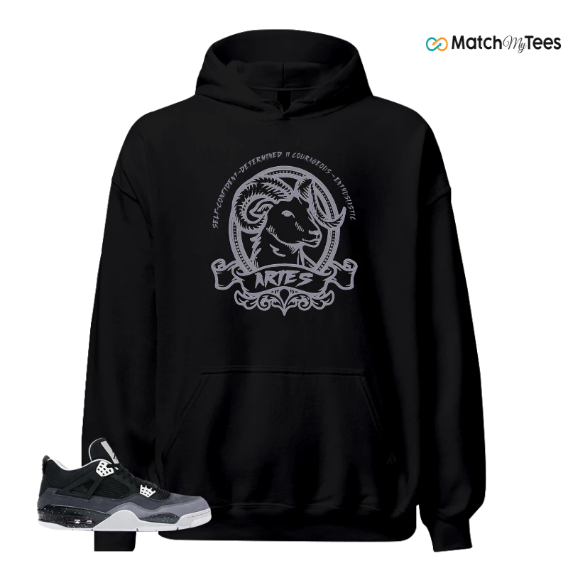NIKE AIR JORDAN 4 FEAR SNEAKER Matching Tees Hoodie for Men