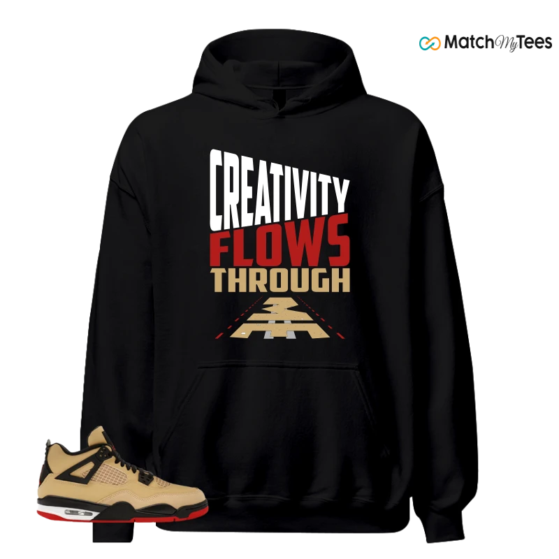 NIKE AIR JORDAN 4 RETRO GS PIZZA SNEAKER Matching Tees hoodie