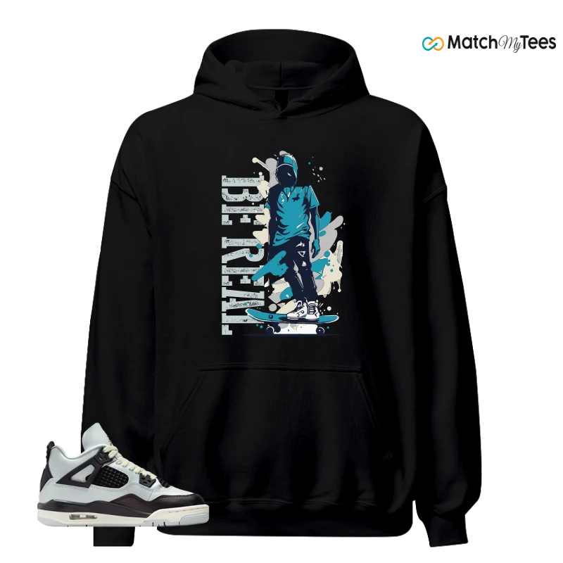 NIKE AIR JORDAN 4 RETRO PLATINUM GOLD SNEAKER Matching Tees hoodie