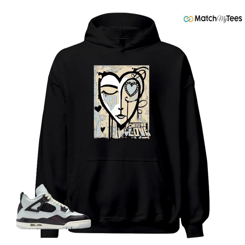 NIKE AIR JORDAN 4 RETRO PLATINUM GOLD SNEAKER Matching Tees hoodie