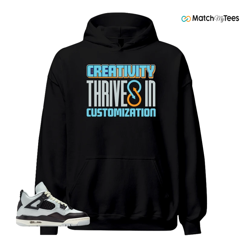 NIKE AIR JORDAN 4 RETRO PLATINUM GOLD SNEAKER Matching Tees hoodie