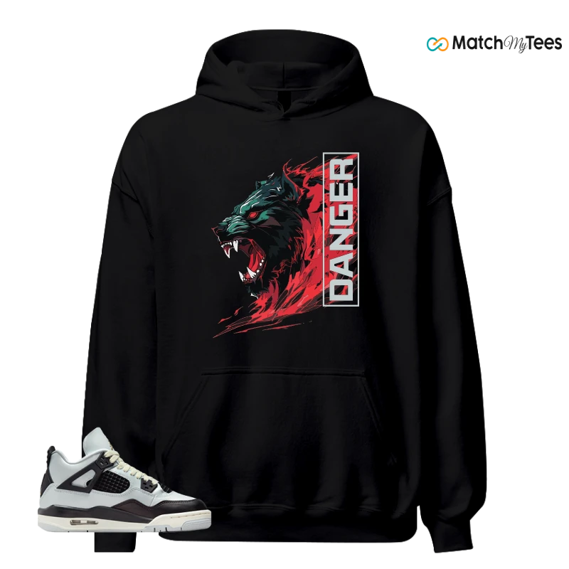 NIKE AIR JORDAN 4 RETRO PLATINUM GOLD SNEAKER Matching Tees Hoodie for Men