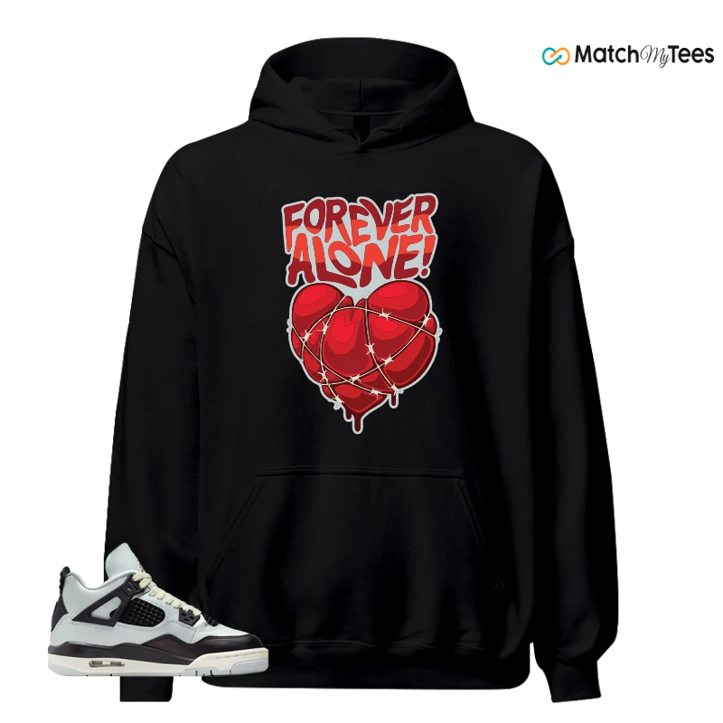 NIKE AIR JORDAN 4 RETRO PLATINUM GOLD SNEAKER Matching Tees Hoodie for Men