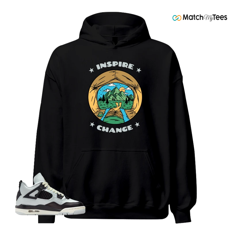 NIKE AIR JORDAN 4 RETRO PLATINUM GOLD SNEAKER Matching Tees hoodie