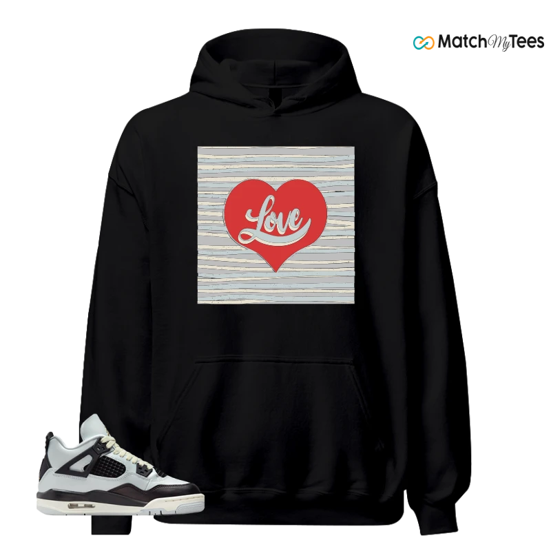 NIKE AIR JORDAN 4 RETRO PLATINUM GOLD SNEAKER Matching Tees hoodie