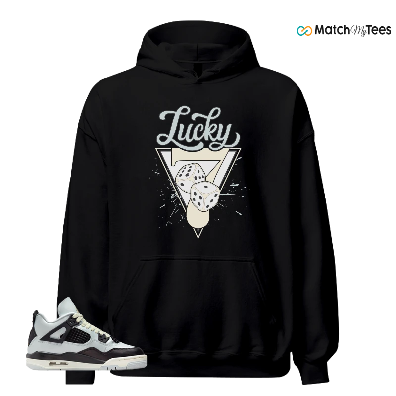 NIKE AIR JORDAN 4 RETRO PLATINUM GOLD SNEAKER Matching Tees Hoodie for Men